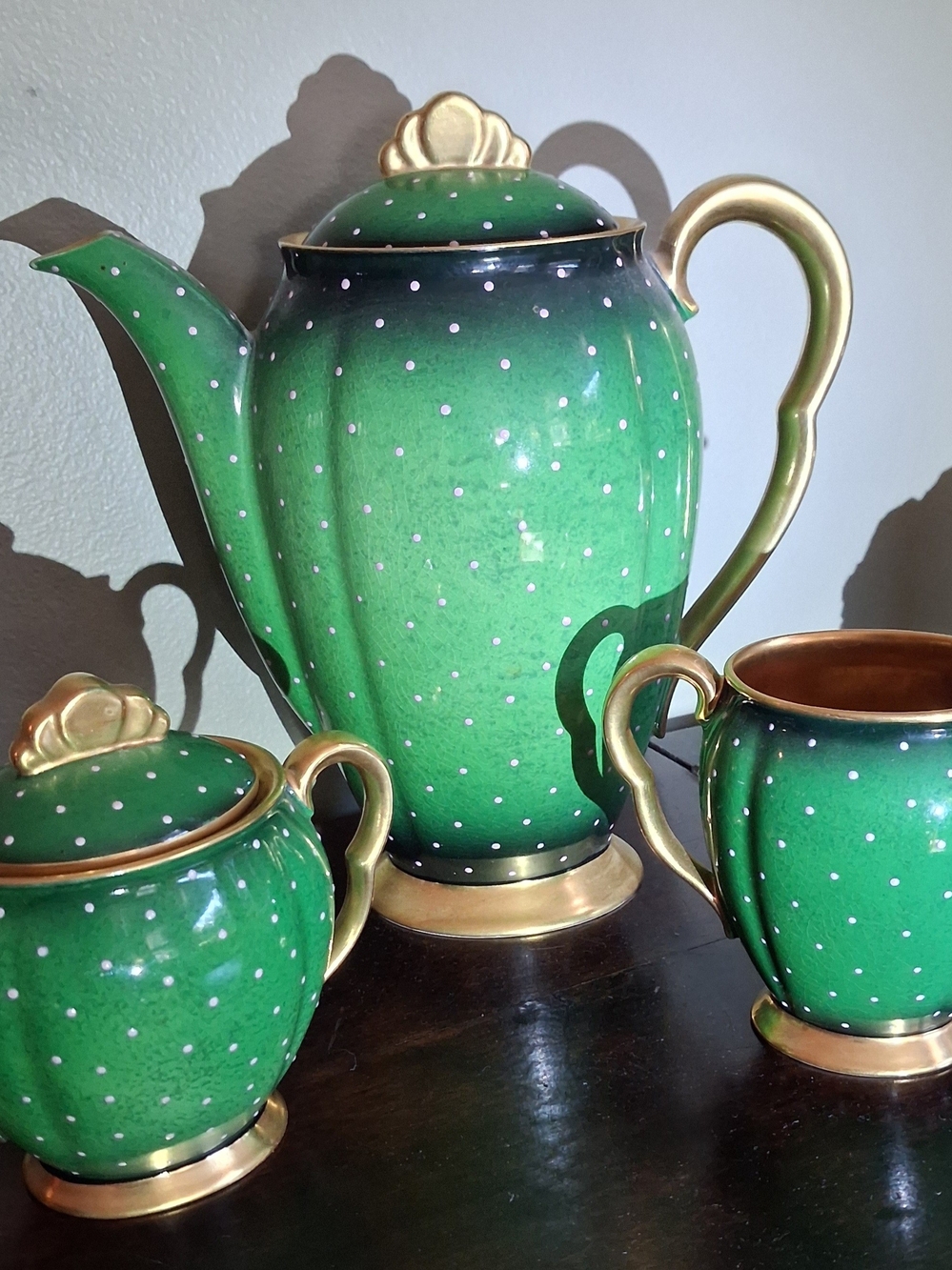 Carlton Ware "Vert Royale" Tea Set